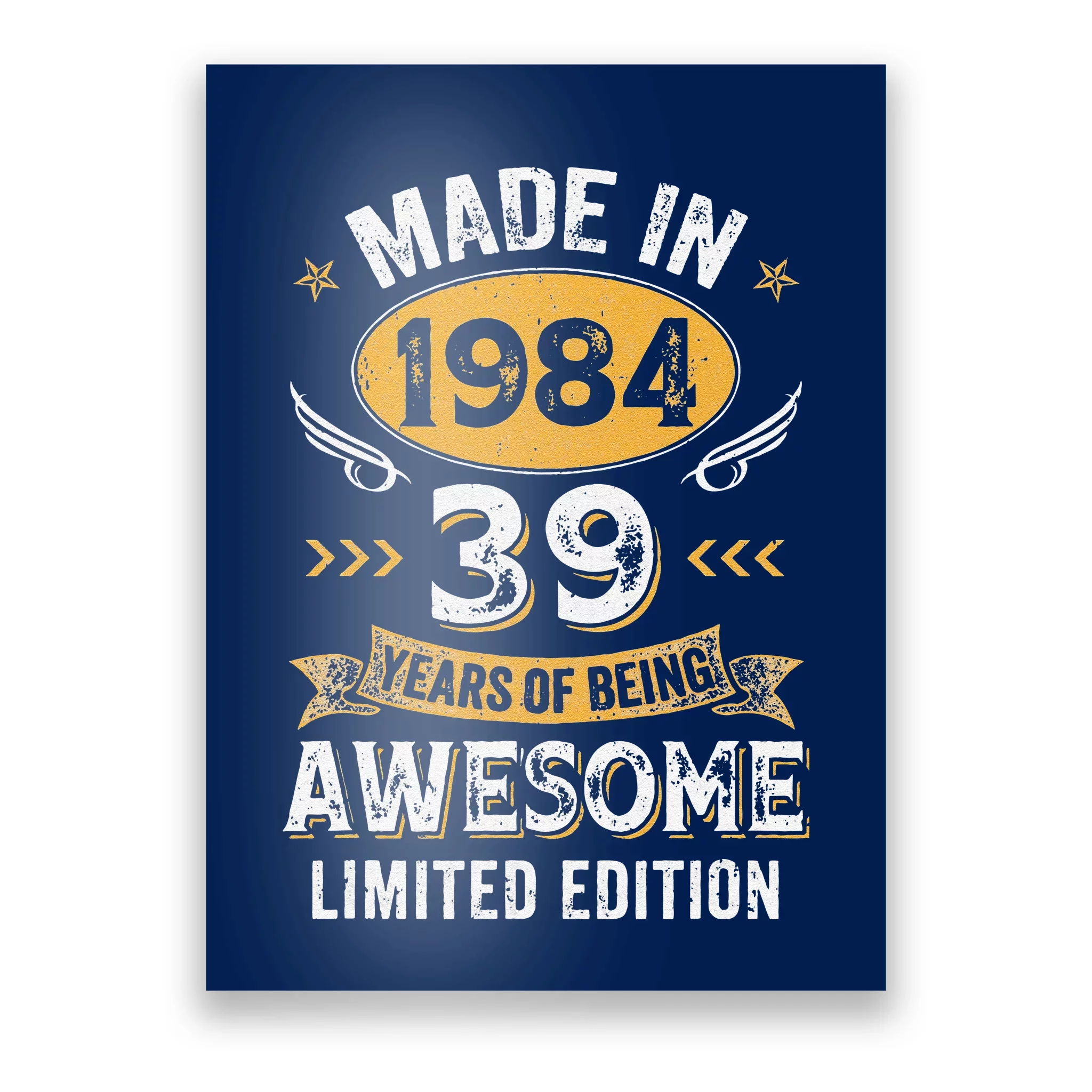 Made In 1984 39 Years Old 39Th Birthday For Women Poster